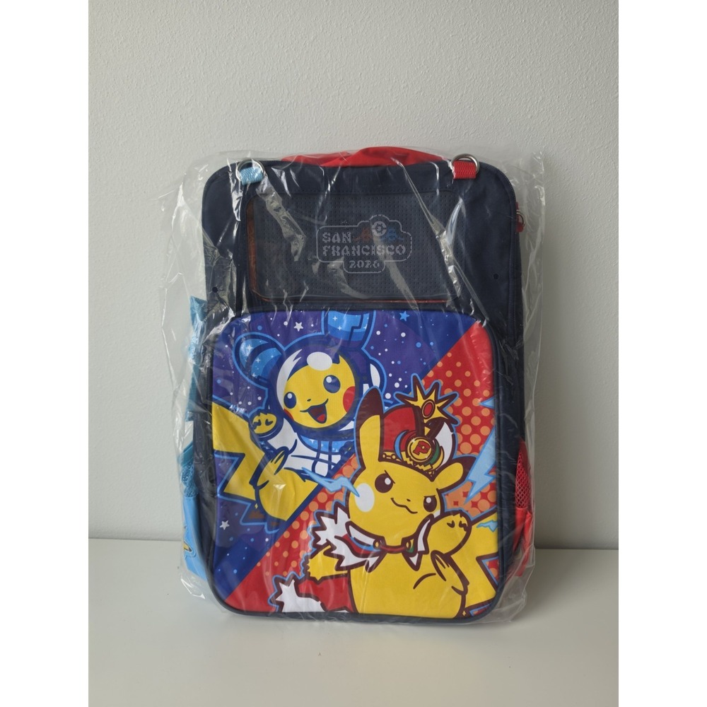 2026 Pokémon XP & World Championships Pikachu Backpack San Francisco Exclusive
